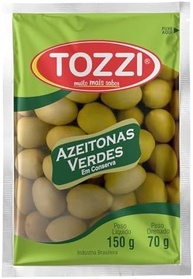 Tozzi Azeitona Verde Com Caroço Sachet Almofada 70 Gramas - imagem 1