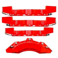 Kit 4 Capas Pinça de Freio Vermelha Universal para Corolla - Estilo Esportivo - imagem 3