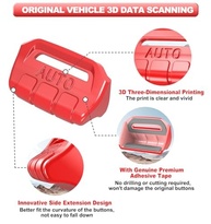 Capa Botão Interruptor Janela Jeep Wrangler JL JLU & Gladiator JT 2018-2025 - Vermelho Premium - imagem 3