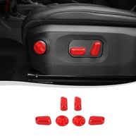 Capa Botão Controle Assento Jeep Wrangler JL/JT 2024+ Voodonala - Vermelho ABS (6 Peças) - imagem 1