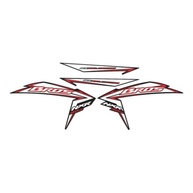 Kit Adesivo Personalizado Nxr Bros 150 KS 2010 Vermelho/Branco - Estilo e Proteção! - imagem 1