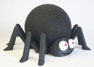 Suporte Alexa Echo Dot 4° e 5° Geração Modelo Aranha com Olhos Vermelhos - Impressão 3D - imagem 2
