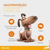 Advocate Cães: Proteção Total Contra Pulgas e Vermes - imagem 2