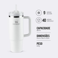 Stanley Copo Quencher 2.0 887 ml - Isolamento Térmico Avançado com Tampas Versáteis - imagem 3
