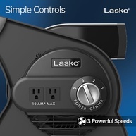 Ventilador Lasko Pivot-Pro de Alta Velocidade | Resfriamento Potente e Versátil para Casa e Trabalho - imagem 5