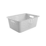 Cesta Organizadora G em Branco - Resistente e Versátil para Casa e Escritório - imagem 2