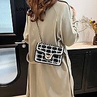 Bolsa Lovito Gingham: Estilo Coreano e Versátil - imagem 2