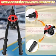 Rebitador Manual de Rosca Profissional: Ferramenta Versátil e Durável para Rebites - imagem 4