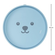 Pratinho em Silicone com Ventosa Gumy Azul - Seguro, Higiênico e Versátil para Bebês - imagem 3