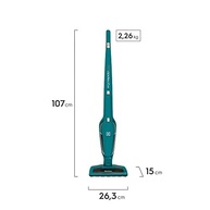 Aspirador de Pó Vertical Sem Fio Electrolux Ergorapido 2 em 1 até 21 min - Verde (ERG22) Bivolt - imagem 4