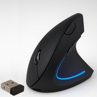 Mouse Vertical Ergonômico Sem Fio Recarregável RGB DPI Ajustável USB 2.4G Compatível com Windows Mac Redução deTensão no Pulso - imagem 2