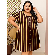 Vestido Plus Size Listrado: Conforto e Estilo! - imagem 5