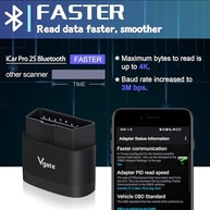 Vgate iCar Pro 2S: Scanner OBD2 Bluetooth 5.2 para Diagnóstico Automotivo Completo no iPhone e Android - imagem 3