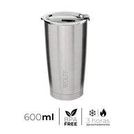 Copo Térmico Wolff 600ml - Aço Inox com Parede Dupla | Mantém Bebidas na Temperatura Ideal para Viagem - imagem 4