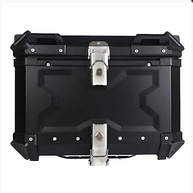 Baú Traseiro Moto Univel Tronos 55L Preto: Segurança e Estilo para Sua Viagem - imagem 2