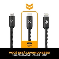 Kit Carregador Veicular Tank Gshield + Cabo Turbo Militar Tipo C: Potência e Segurança em Viagens! - imagem 5