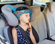 NapUp: Apoio de Cabeça Azul Confortável e Seguro para Viagens - imagem 3