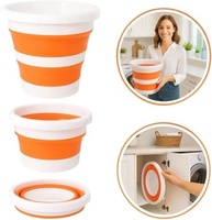 Balde Dobrável 5L com Alça – Leve, Resistente e Compacto | Ideal para Camping, Viagens e Limpeza - imagem 5