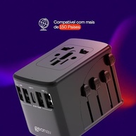 Carregador Universal Geonav 4 USB + 1 USB-C: Energia e Segurança em Viagens Globais - imagem 3