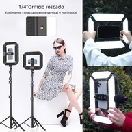ULANZI U200: Kit de Vídeo Completo para Smartphone com Ring Light LED e Estabilizador - imagem 5