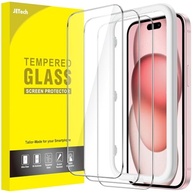 JETech Película de Vidro para iPhone 15 (6.1") - Proteção Premium, HD Claro e Instalação Fácil (3 Unidades) - imagem 2