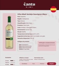 Vinho Albali Jovem Branco 750ml - imagem 2