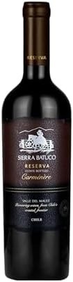Sierra Batuco Vinho Tinto Chileno Reserva Carmenere 750Ml - imagem 1