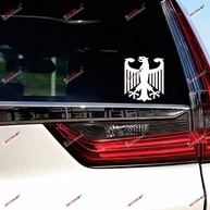 Adesivo Vinil Águia Brasão Alemão 4" - Decalque Carro Alemanha Deutschland Die Cut - imagem 3