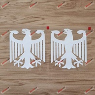 Adesivo Vinil Águia Brasão Alemão 4" - Decalque Carro Alemanha Deutschland Die Cut - imagem 2
