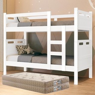 Beliche Barreto Vira Duas Camas com 2 Colchões D33 Gold - Solução Inteligente para Espaço e Conforto - imagem 1