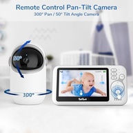 Monitor de Bebê TakTark com Câmera HD 4.3", Áudio Bidirecional, Visão Noturna e Controle Remoto - imagem 3