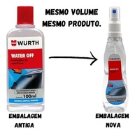 Kit 5 Cristalizadores Wurth Water Off: Visibilidade Impecável e Segurança na Chuva - imagem 2