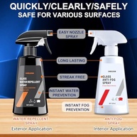 SHIELDOM Spray Anti-Neblina e Repelente de Chuva: Visibilidade Cristalina para Seu Carro e Mais! - imagem 3