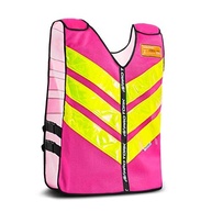 Colete Motoboy Pro Tork Rosa GG: Segurança e Visibilidade Refletiva 3M - imagem 2