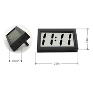 Relógio Digital Jumbo para Carro: Hora e Dia com Visor LCD e Suporte Flexível (Preto) - imagem 3