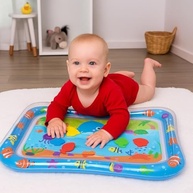 Tapete Sensorial Aquático Inflável para Bebês - Estimulação Visual e Tátil com Peixes Coloridos - imagem 3