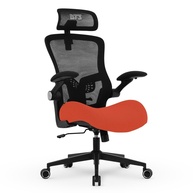 Cadeira de Escritório Ergonômica DT3 Vita Super com Apoio de Cabeça 2D, Revestimento Mesh e Braços Retráteis (Dark Grey) - imagem 1