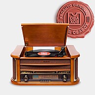 Vitrola Multifuncional ObaVintage: Toca, Grava e Revive a Música! - imagem 1