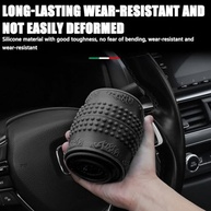Capa de Volante Universal de Silicone Antiderrapante e Confortável (35-38cm) - Toque Macio e Inodoro - imagem 4