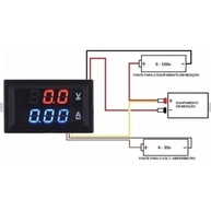 Voltimetro e Amperimetro Digital DC 0-100V 0-10A: Monitoramento Preciso para Seus Projetos - imagem 4
