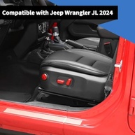 Capa Botão Controle Assento Jeep Wrangler JL/JT 2024+ Voodonala - Vermelho ABS (6 Peças) - imagem 4