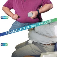 Extensor de Cinto de Segurança de Avião Universal Ajustável - Conforto e Segurança em Voos - imagem 3