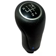 Manopla de Câmbio Bola Preta Aro Cromado para Gol G5, Voyage, Saveiro, Fox e Polo (2008-2013) - imagem 2