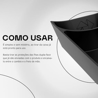 Organizador Console Central Premium para VW UP TSI MPI (2017-2021) - Porta Trecos Essencial - imagem 5