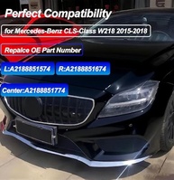 Moldura Cromada Para-choque Dianteiro Mercedes Benz W218 CLS (2015-2018) - Elegância e Proteção - imagem 3