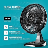 Ventilador WAP Flow Turbo 50cm - 8 Pás, 3 Velocidades, Silencioso e Econômico - imagem 4