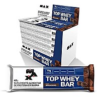 Top Whey Bar Brigadeiro Max Titanium: 12x41g - imagem 1