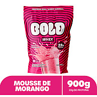 Whey Mousse de Morango Bold: 22g de Proteína! - imagem 1