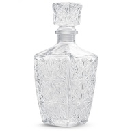 Garrafa Licoreira de Vidro Lapidada Premium - Ideal para Whisky, Licor e Decoração Elegante - imagem 1