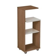 Mesa de Apoio com Prateleiras BIS Cinamomo/Off White - Design Moderno e Funcional - imagem 4